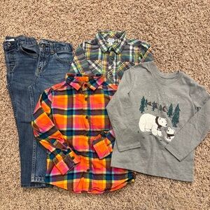 CAT & JACK++ Boys 5pc Winter Essentials Bundle - Sz: 4/5